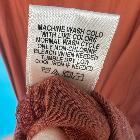 West Kei Burnt Orange Cap Sleeve Maxi Dress - Women's XL - Picture 6 of 7